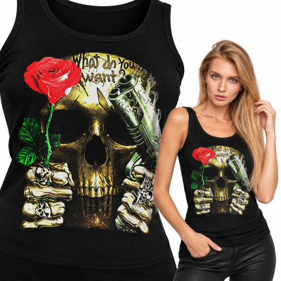 TANK TOP DAMSKI  HORROR WHAT DO YOU WANT